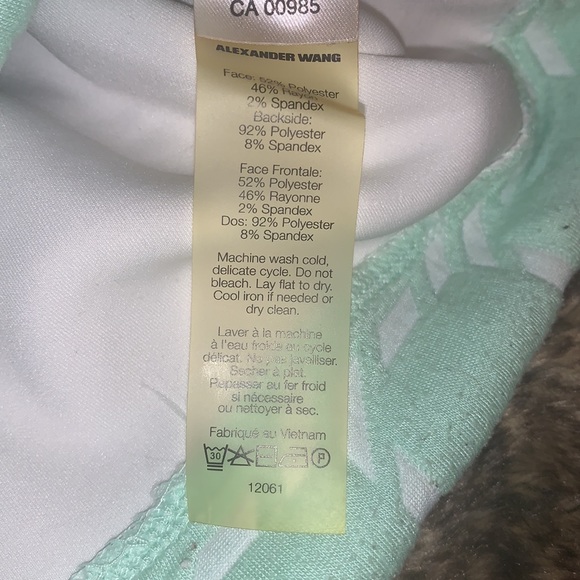 T by Wang crop top with zipper back - Picture 6 of 6